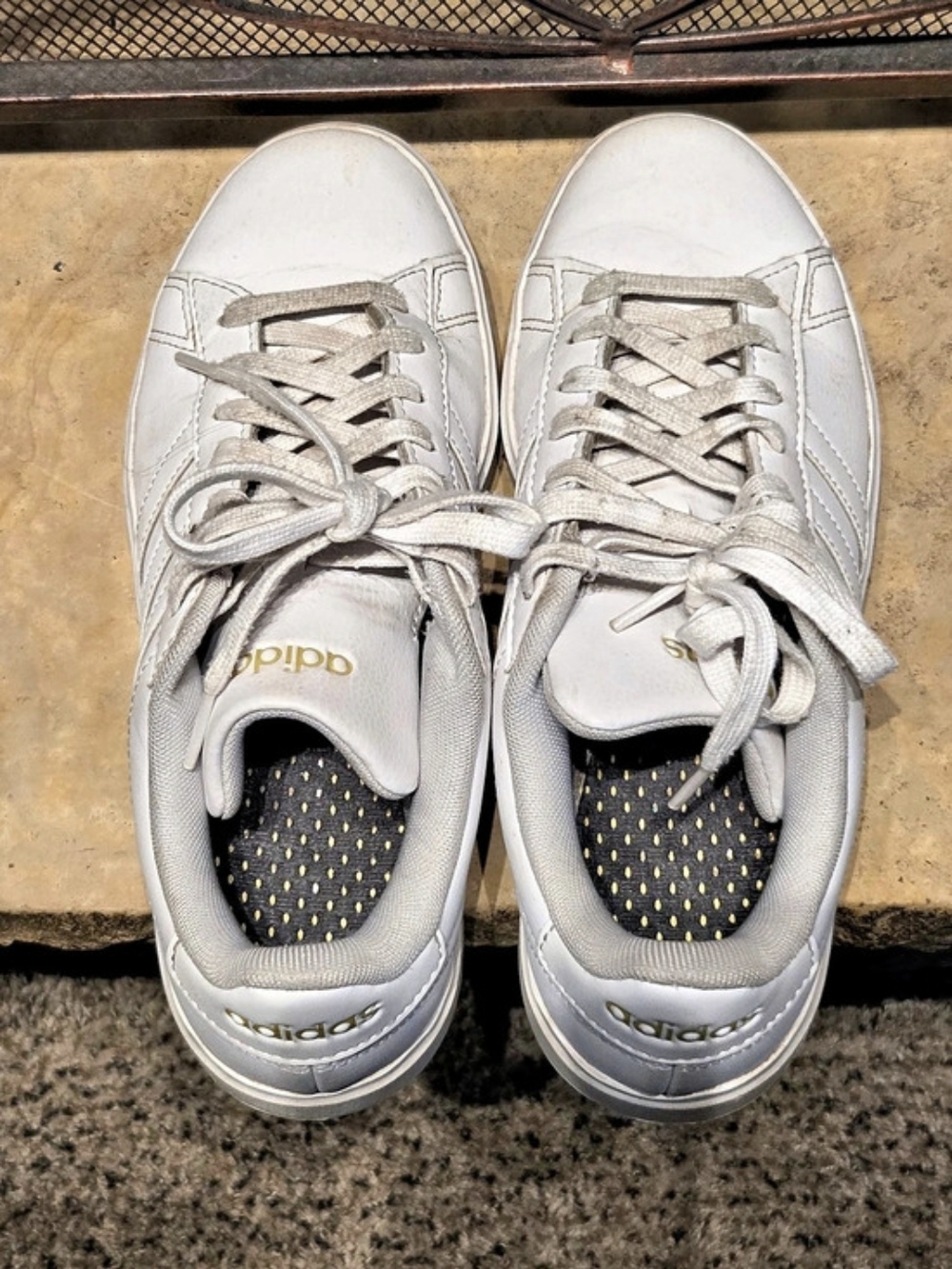 adidas Grand Court 2.0 Shoes Women's White Sneakers US 6.5